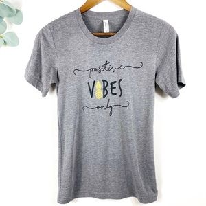 IVF Pineapple Positive Vibes Only Shirt